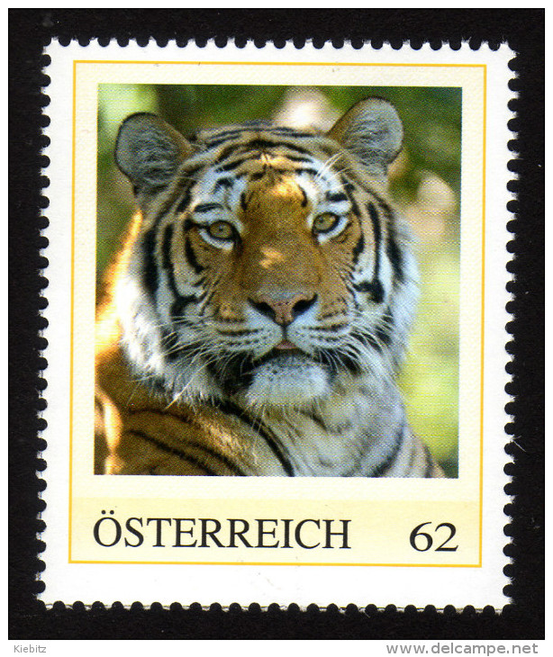 ÖSTERREICH 2013 ** Sibirischer Tiger / Panthera Tigris Altaica - PM Personalized Stamp MNH - Personalisierte Briefmarken