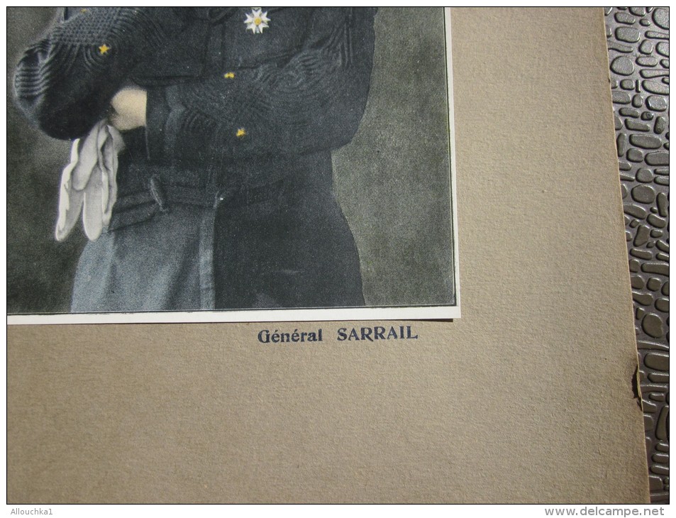Général SARRAIL -MILITARIA-&gt;Reproduction Gravure Personnage Historique PORTANT MEDAILLE HONORIFIQUE - Autres & Non Classés