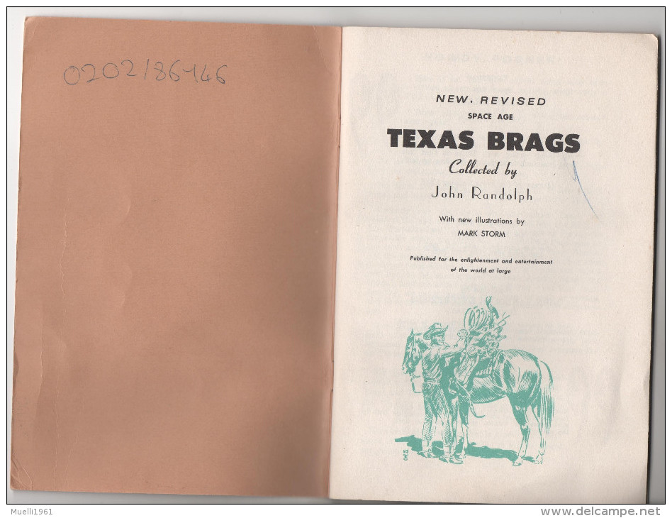 Texas Brags, John Randolp, Mark Storm,  64 Seiten, 1968 - 1950-Hoy