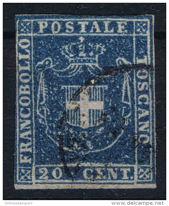 Toscana Sa Nr 20  Yv Nr 18  Used 1880 - Toscana