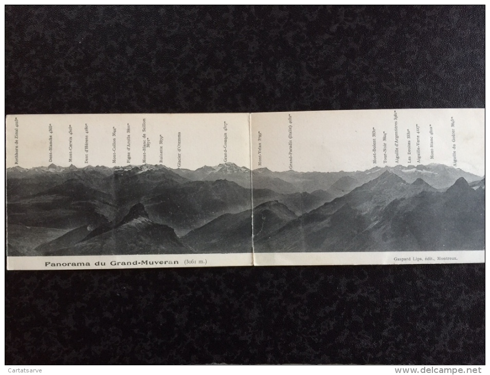 Grand Muveran Sur Ovronnaz / Chamoson /Les Plans 1907 - Chamoson