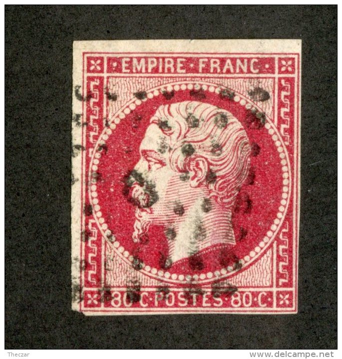 3265  France 1853  Mi.#16  (o)  Scott #20  Offers Welcome! - 1852 Louis-Napoléon