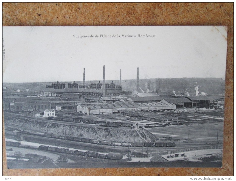 VUE GENERALE DE L USINE DE LA MARINE A HOMECOURT - Homecourt