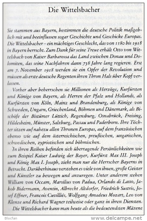 Die Wittelsbacher in Bayern um 1180 ab Otto I. antiquarisch 24€ Herzöge  König Kaiser von Reiser history book of Germany