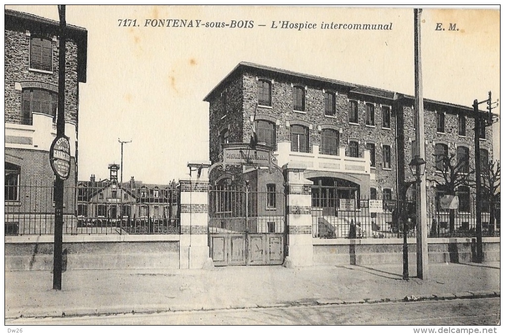 Fontenay-sous-Bois - L'Hospice Intercommunal - Carte E.M. - Fontenay Sous Bois