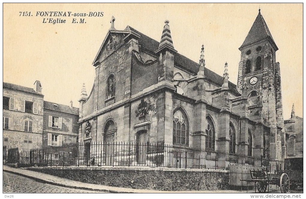 Fontenay-sous-Bois - L'Eglise - Carte E.M. - Fontenay Sous Bois