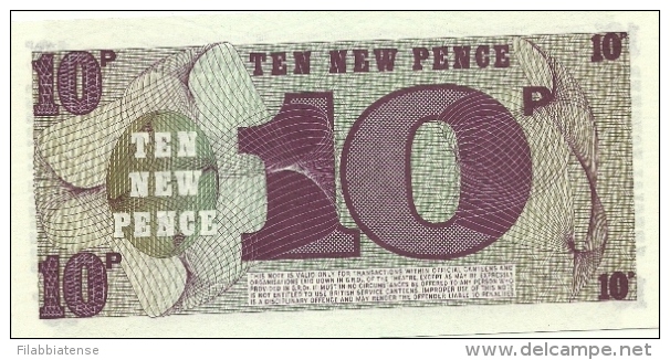 Gran Bretagna - 10 Pence    ++++++ - British Military Authority