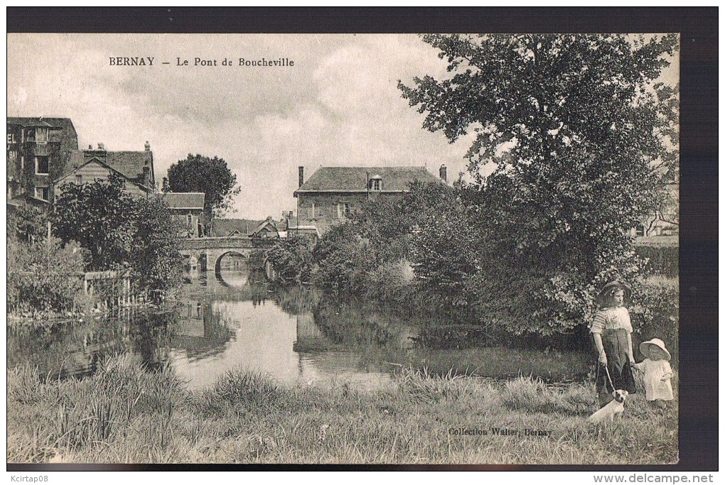 BERNAY . Le Pont De Boucheville . - Bernay