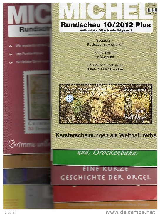 10 Verschiedene MICHEL Briefmarken Rundschau Neu 50€ New Stamps Of The World Catalogue And Magacine Of Germany - German (from 1941)