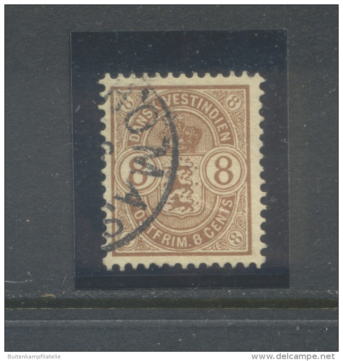 Mi 19, Used - Denmark (West Indies)