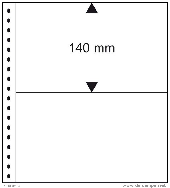 Lindner 830 Feuille Supplémentaire Pour Classer Les Billets De Banque (livrée Avec Un Intercalaire Blanc) - à L'unité - Supplies And Equipment