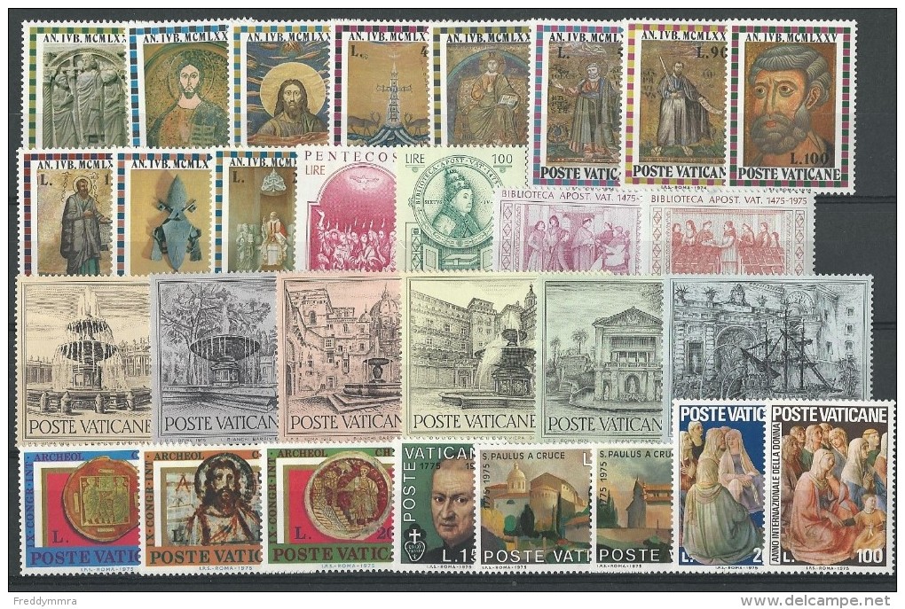 Vatican: Année 1975** (582/ 610) - Volledige Jaargang