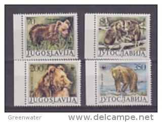 Yugoslavia 1987 Wild Animals 4v ** Mnh (19469) - Ongebruikt