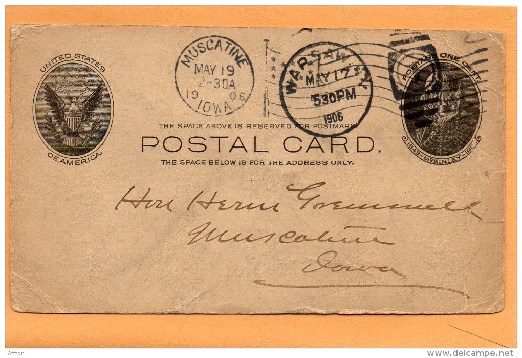 United States 1906 Card Mailed - 1901-20