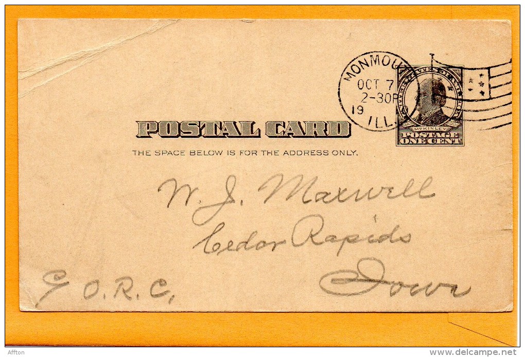 United States 1910 Card Mailed - 1901-20