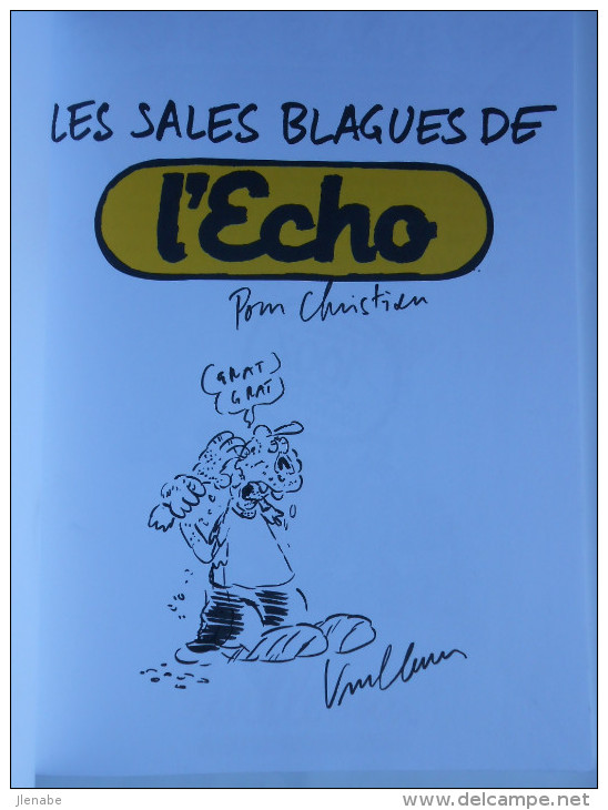 SALES BLAGUES DE L´ECHO ( LES ) N° 12 EO Dédicacée Par VUILLEMIN - Dédicaces