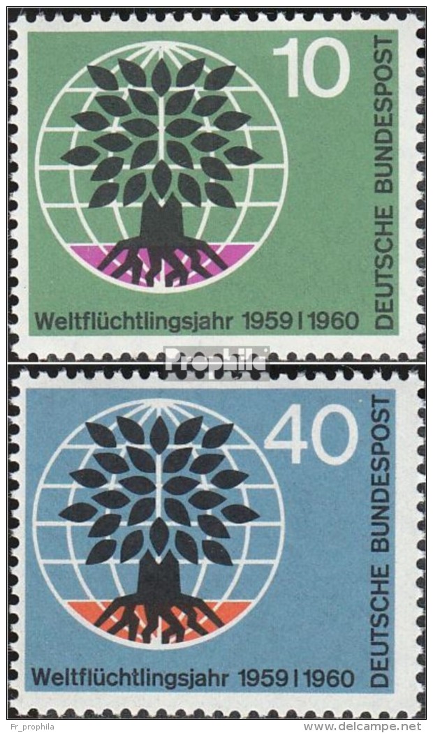 RFA (FR.Allemagne) 326-327 (complète.Edition.) Timbres Prémier Jour 1960 Fluechtlingsjahr - Autres & Non Classés