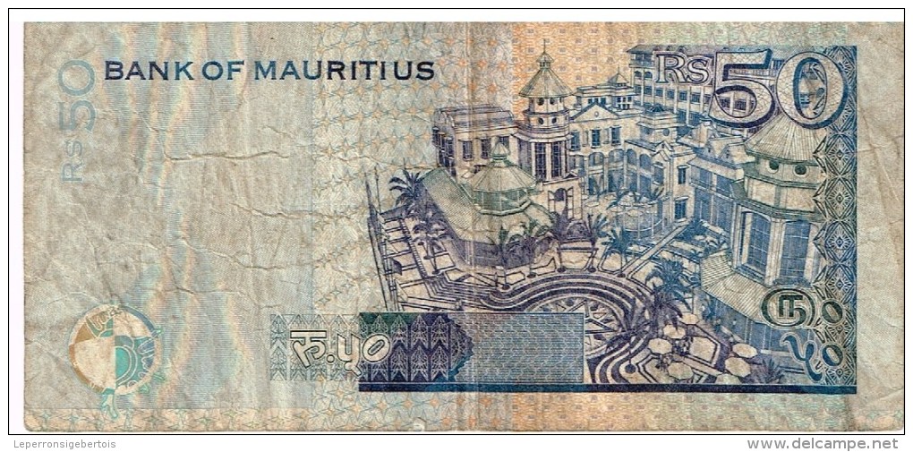 Maurice - Billet De 50 Rupees Joseph Maurice Paturau (2006) - Maurice