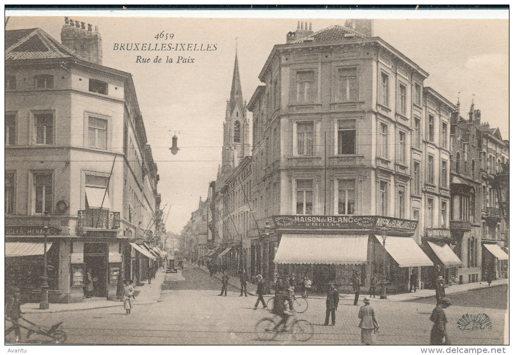 IXELLES/ ELSENE / RUE DE LA PAIX / MAISON BLANC - Elsene - Ixelles