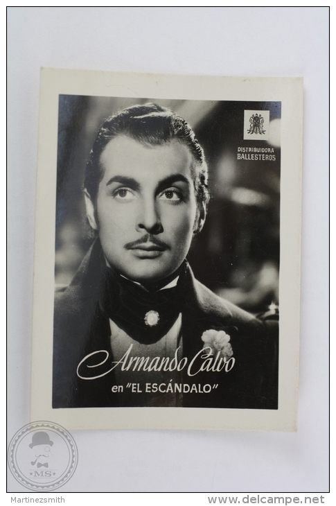 Old Trading Card/ Chromo Topic/ Theme Cinema/ Movie - Metro Goldwyn Mayer Actor: Armando Calvo - Otros & Sin Clasificación