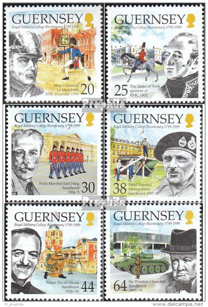 Gb - Guernesey 813-818 (complète.Edition.) Neuf Avec Gomme Originale 1999 Militaire - Guernsey