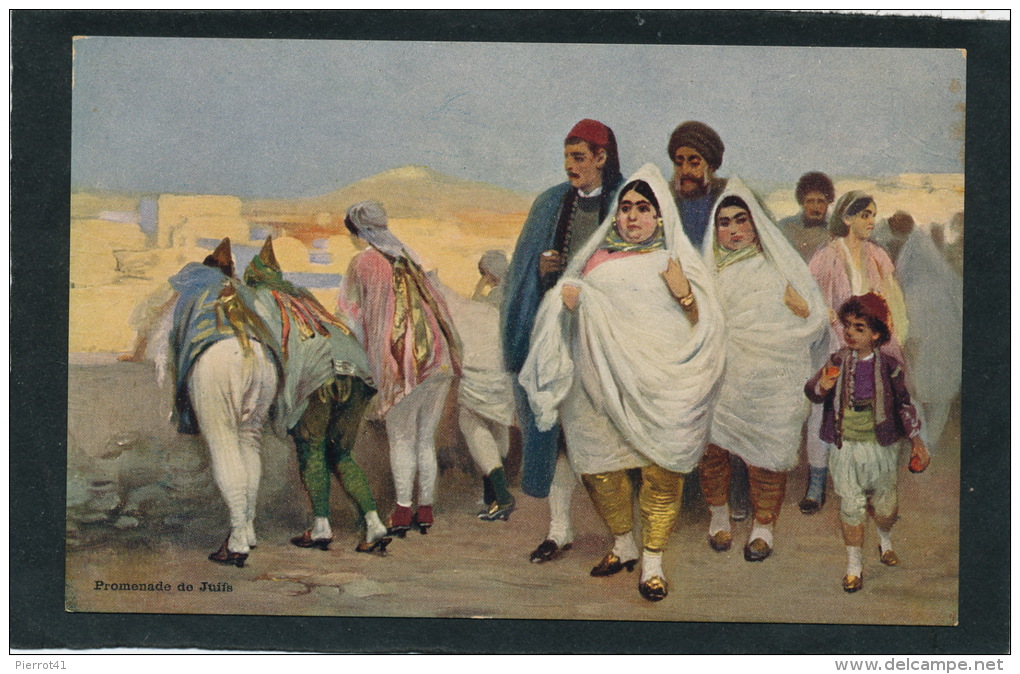 ETHNIQUES ET CULTURES - AFRIQUE DU NORD - TUNISIE - JUDAISME - JEWS - Promenade De Juifs - Edit. R & J. D. - Africa