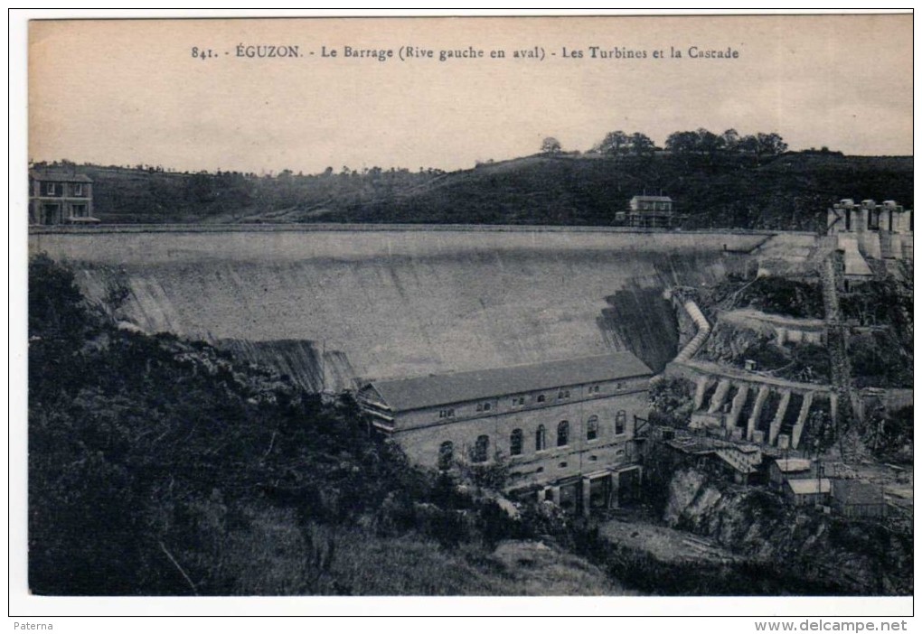 2535 Postal Francia   Eguzon Barrage, Presa, Cascada - Otros & Sin Clasificación