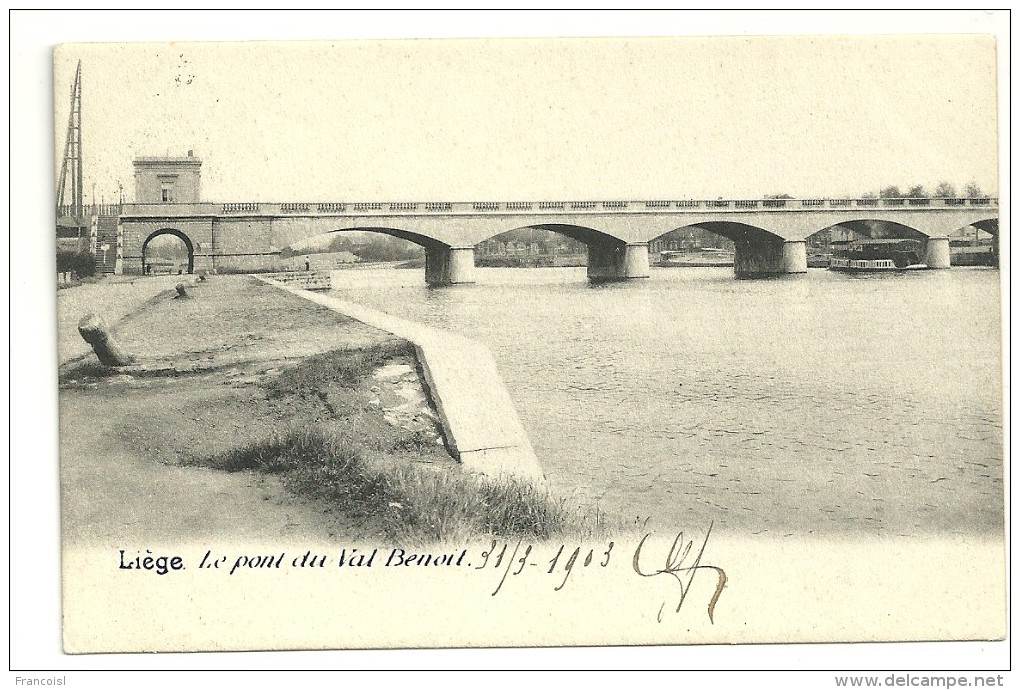 Liège Le Pont Du Val Benoit. 1903 - Ponts