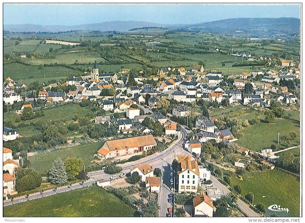 CPM 58 - Saint Honoré Les Bains - Vue Générale Aérienne - Saint-Honoré-les-Bains