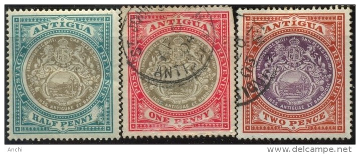 Antigua. 1903. YT 19-21. - 1858-1960 Colonia Británica