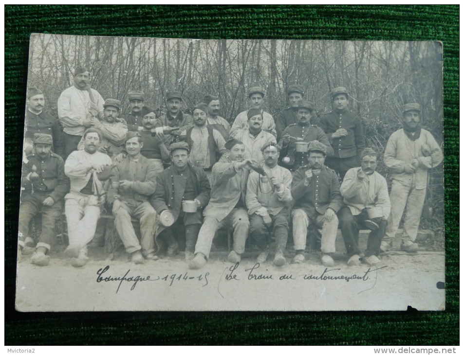 Campagne 1914-15, Le Train Au Cantonnement - Régiments