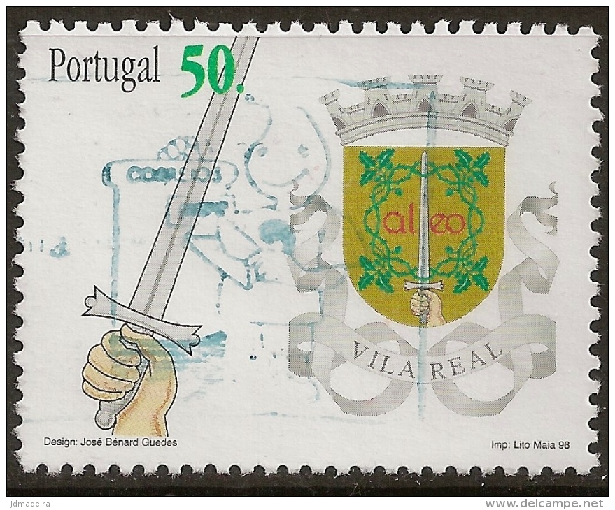 1998 - Coats Of Portugal - Oblitérés