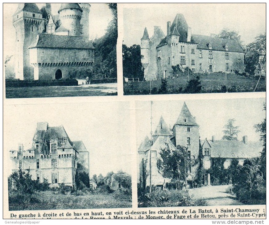 24- SARLAT- REVUE LE P.O. ILLUSTRE-  N°4- JUILLET 1929- CHATEAU SCEAUX- QUIBERON- ST CHAMASSY-CHEMINS DE FER GARE SNCF - Railway & Tramway