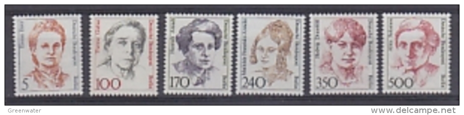 Berlin 1989 Women Of German History 6v ** Mnh (19492) - Otros & Sin Clasificación