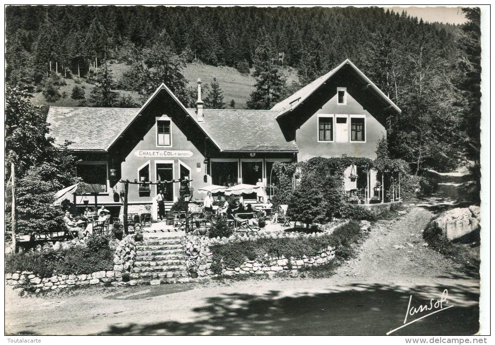 CPSM 38 EN CHARTREUSE CHALET HOTEL DU COL DU CUCHERON 1953    Grand Format 15 X 10,5 - Chartreuse