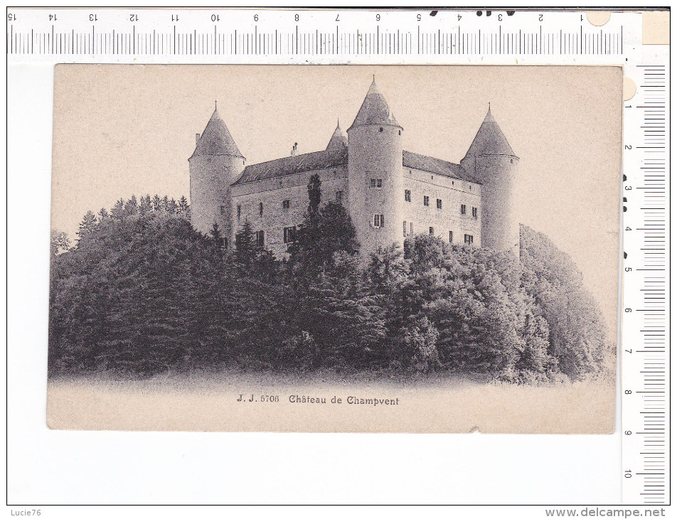 Château  De   CHAMPVENT   - - Champvent 