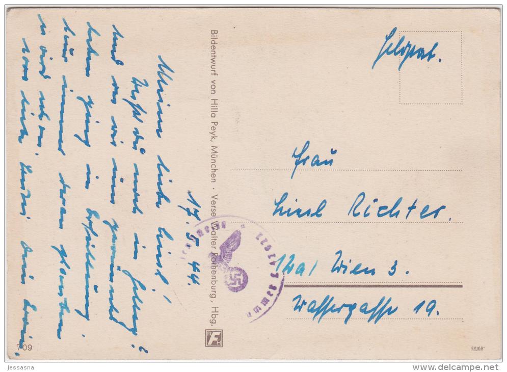 AK - Feldpostkarte  1944 - H Peyk - Frosch Giessen - Peyk, Hilla