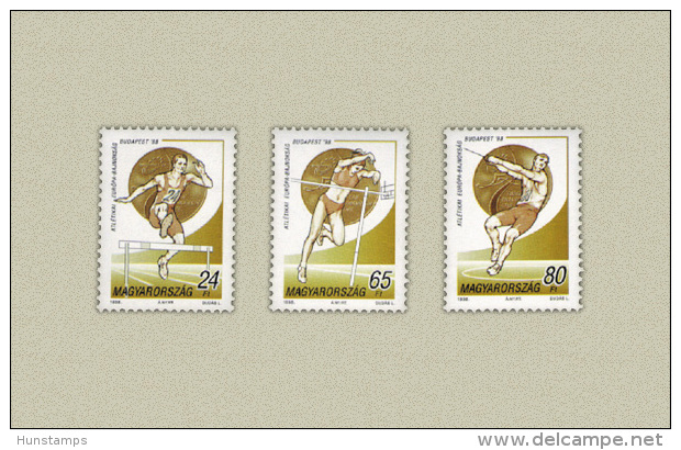 Hungary 1998. Athletics Set MNH (**) Michel: 4508-4510 / 2.50 EUR - Neufs