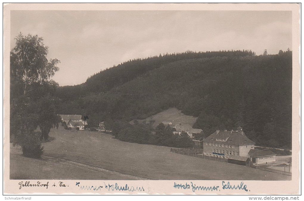 AK Gottleuba Hellendorf Schule Wohnhaus Bei Berggiesshübel Bahratal Markersbach Oelsen Rosenthal Bielatal Peterswald - Markersbach