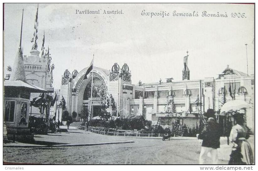 BUCURESTI, EXPO 1906, CAROL I Park, Osterreich Pavilion, Unused Postcard - Rumänien