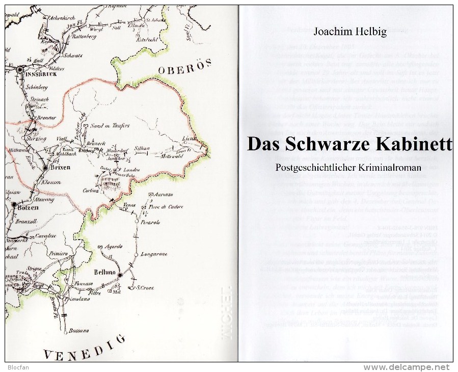 Helbig Krimi Das Schwarze Kabinett 2014 Neu ** 20€ Philatelistische Kriminalroman New Philatelic History Book Of Germany - Erstausgaben