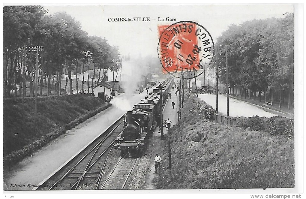 COMBS LA VILLE - La Gare - Train - Combs La Ville