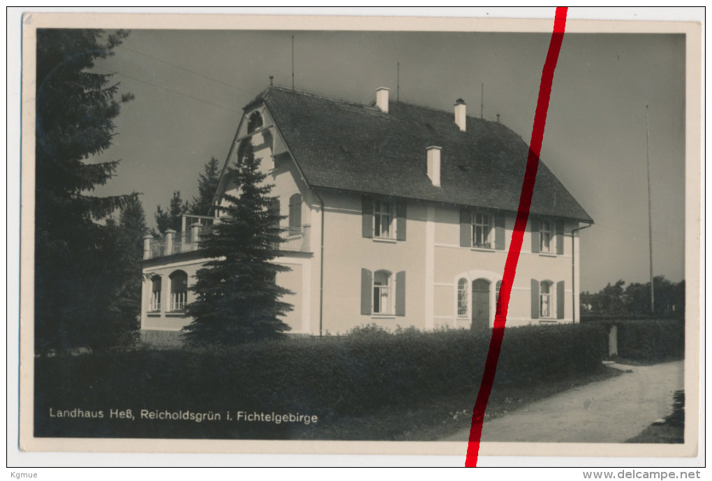 PostCard - Orignal Foto - Reicholdsgrün Bei Kirchenlamitz - Landhaus Heß - Fichtelgebirge - Ca. 1930 - Sonstige & Ohne Zuordnung