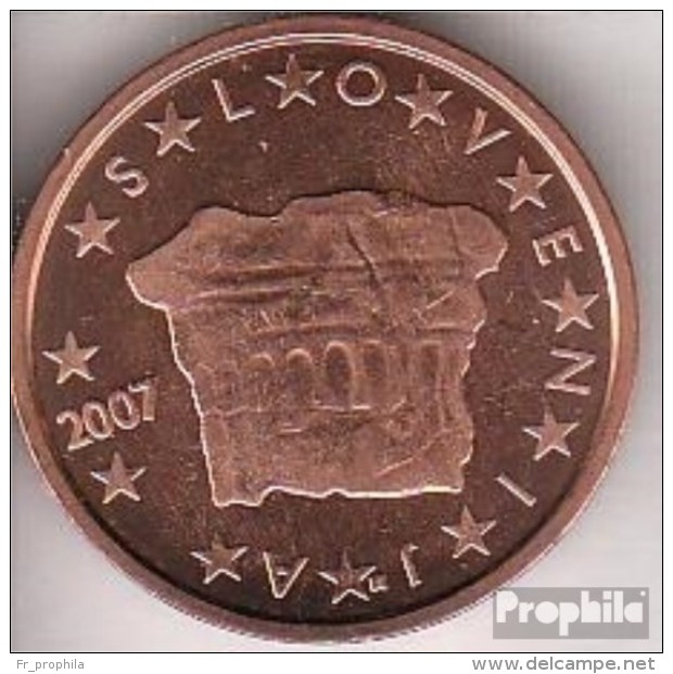 Slovénie SLO 2 2007 Stgl./unzirkuliert Stgl./unzirkuliert 2007 Kursmünze 2 Cent - Slovénie