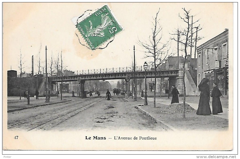 LE MANS - L'avenue De Pontlieue - Le Mans