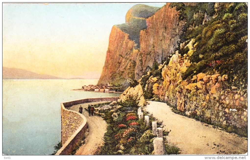 3626.   Lago Di Garda - Strada Di Tremosine - 1922 -  FP - Small Format - Altri & Non Classificati