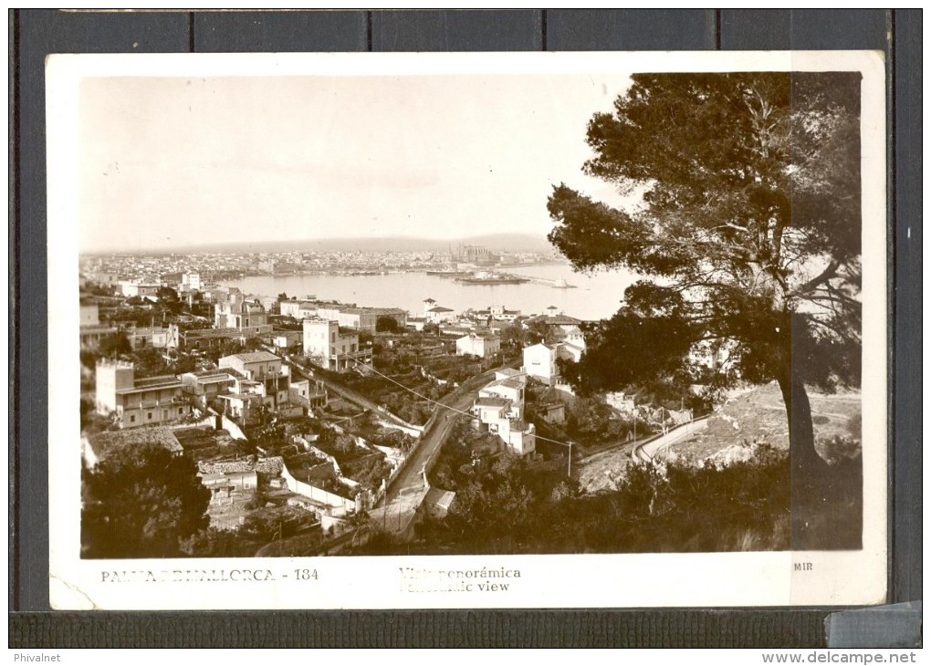 1941 MALLORCA, PALMA - VISTA PANORÁMICA, TARJETA POSTAL SIN CIRCULAR - Mallorca
