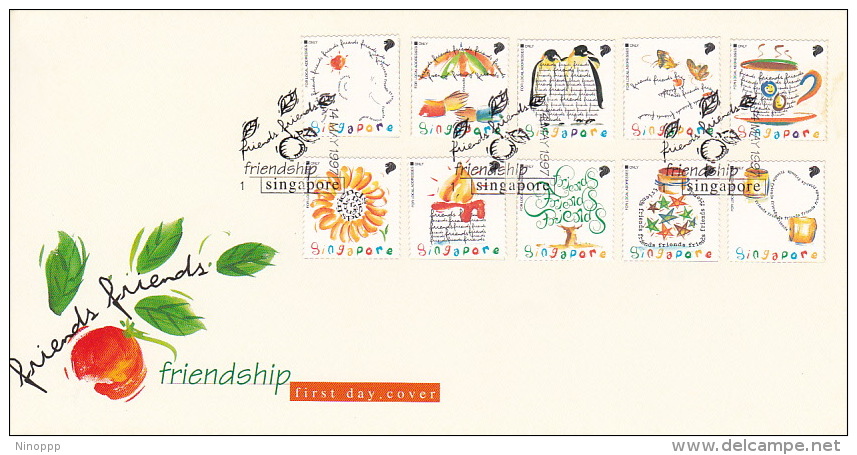 Singapore 1997 Friendship FDC - Singapore (1959-...)