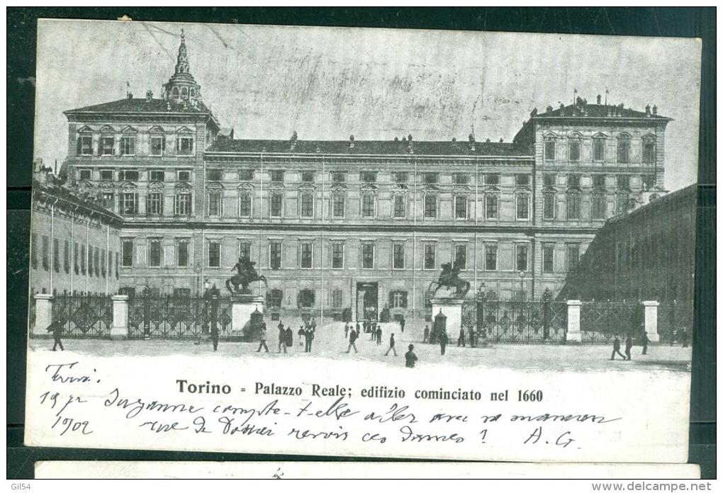 TORINO .Palazzo  Reale; Edifizio Cominciato Nel 1660  - Fas140 - Palazzo Reale