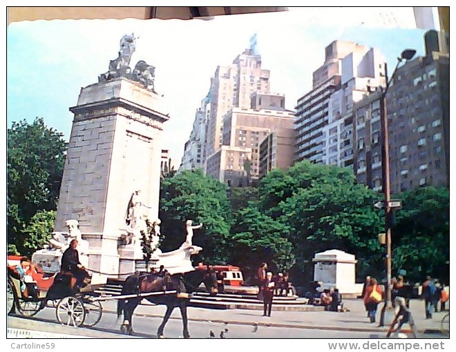 USA NEW YORK CENTRAL PARK HORSEDRAWN CARROZZA CAVALLO HORSE    V1977  ER14328 - Parcs & Jardins